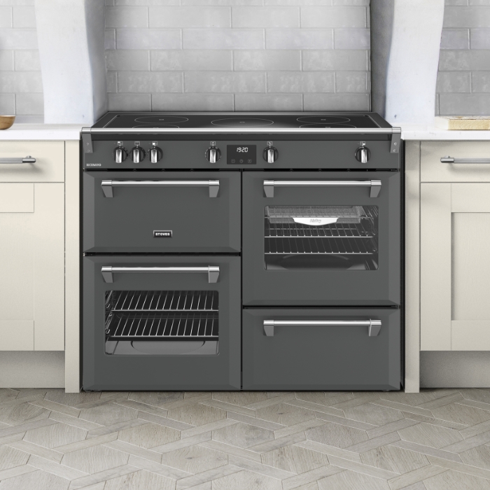 Stoves Richmond 110EI Induction Range Cooker, Anthracite Stoves Richmond 110EI Induction Range Cooker, Anthracite
