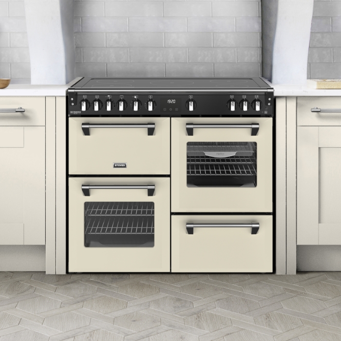 Stoves Richmond DX 100EI Induction Range Cooker, Cream Stoves Richmond DX 100EI Induction Range Cooker, Cream