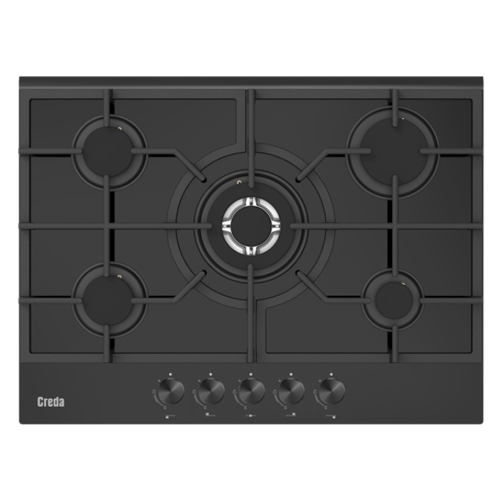 Creda 70cm 5 Burner With Wok Gas Hob Stoves Are Us