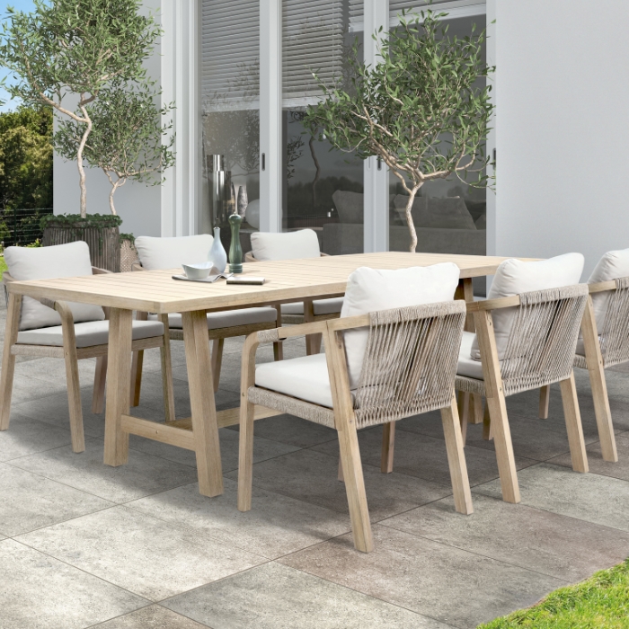 Kettler Cora Rope 6 Seater Dining Set Stoves Are Us