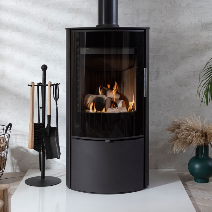 Arada Lagom Eco Design Wood Burning Stove, Steel Arada Lagom Eco Design Wood Burning Stove, Steel