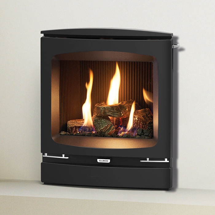 Gazco Logic HE Balanced Flue Fire, Vogue Fascia Gazco Logic HE Balanced Flue Fire, Vogue Fascia