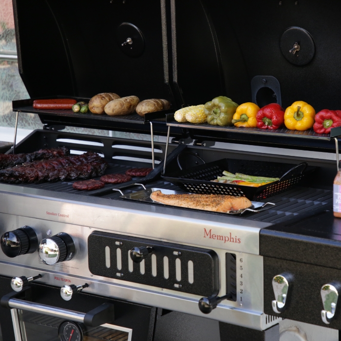 Pit Boss Memphis Ultimate Gas Charcoal Electric Combo Grill