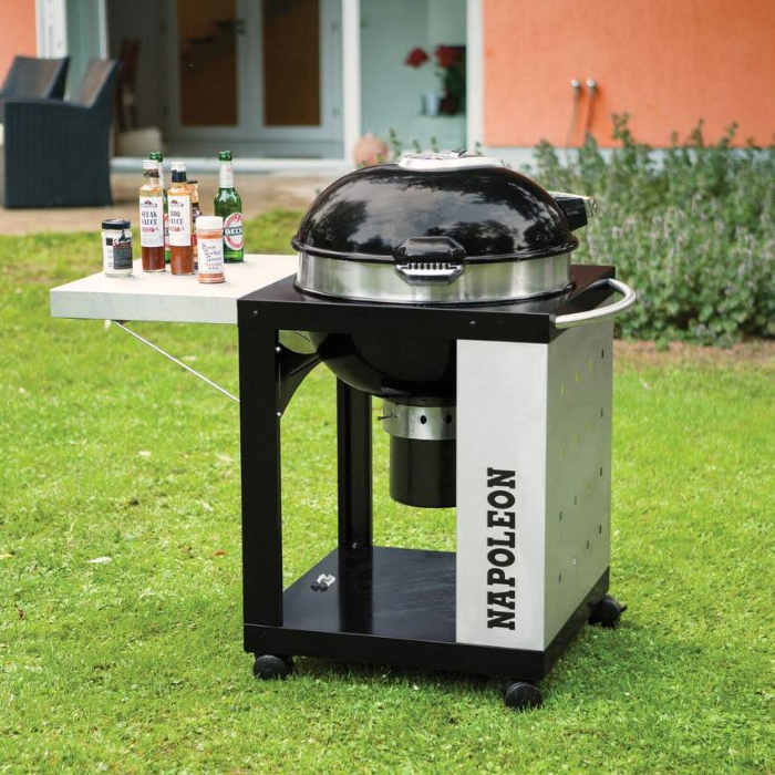 Napoleon PRO22K Charcoal Kettle BBQ with Cart Stoves Are Us