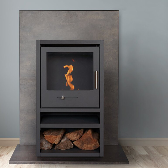 OKO S1 Bio Ethanol Stove With Log Store OKO S1 Bio Ethanol Stove With Log Store