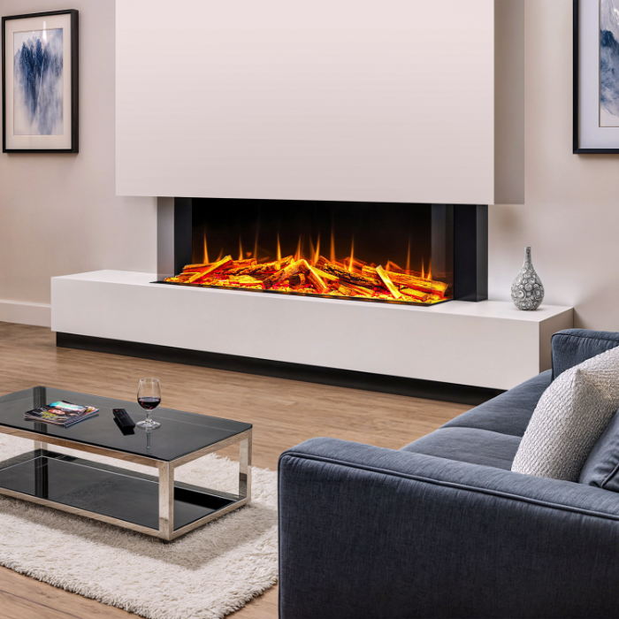 Flavel Proflame 1250 3-Sided Glass Smart Electric Fire Flavel Proflame 1250 3-Sided Glass Smart Electric Fire