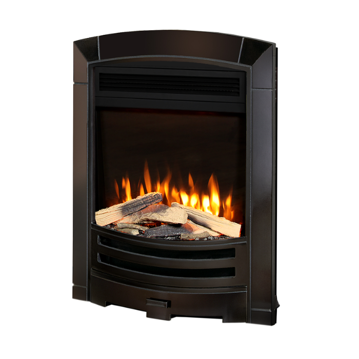Flavel Proflame Decadence Electric Fire, Black Nickel