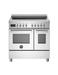 Bertazzoni 90cm Professional Series Induction Top Electric Double Oven, Stainless Steel