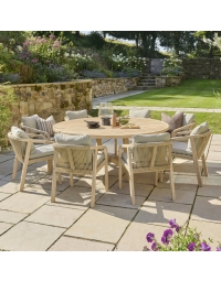 Kettler Cora 8 Seater Round Dining Set