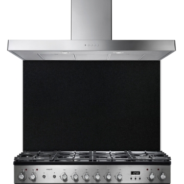 Rangemaster 110cm Black Splashback
