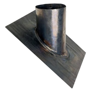 Lead 36-45 Degree Roof Flashing - 8" Twinwall Flue (200mm)