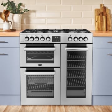 Belling Cookcentre 90DF Dual Fuel Range Cooker