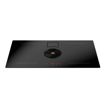 Bertazzoni P804ICH2M30NC 80cm Induction Hob With Integrated Hood, Black
