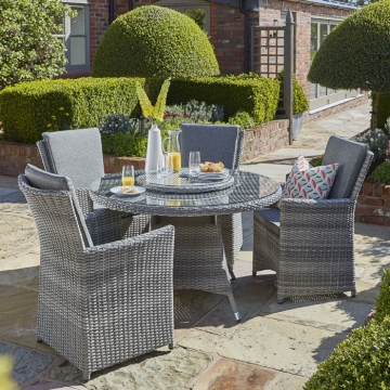 Norfolk Leisure Handpicked Burnham XL 4 Seat Bistro Set