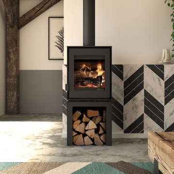Dik Geurts Modivar 5 Log Store Woodburning Stove