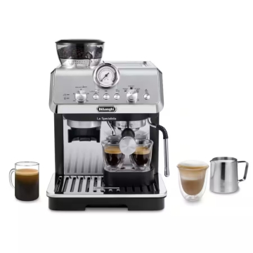 DeLonghi La Specialista Arte Bean to Cup Coffee Machine, Silver DeLonghi La Specialista Arte Bean to Cup Coffee Machine, Silver