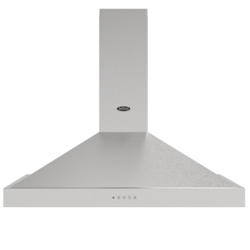 Belling Cookcentre 90PYR Chimney Hood, Stainless Steel