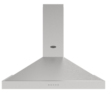 Belling Cookcentre 100PYR Chimney Hood, Stainless Steel