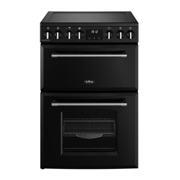 Belling Farmhouse 60E Ceramic Cooker, Black