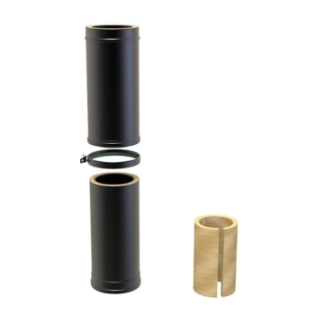 500mm-800mm Adjustable Length - 8" Twinwall Flue (200mm)