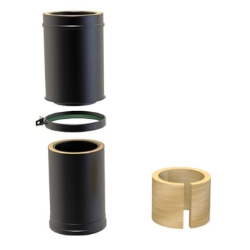 350mm-500mm Adjustable Length - 8" Twinwall Flue (200mm)
