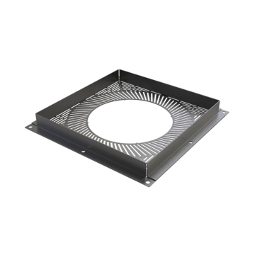 Black Ventilated 175mm Firestop