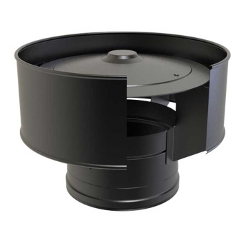 Anti-Wind Cowl 6" Black