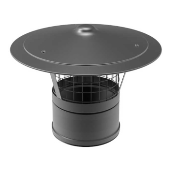 Rain Cap with Mesh - 5" Twinwall Flue (125mm)