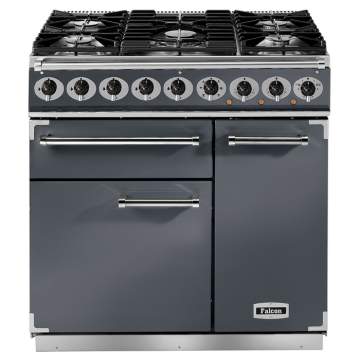 Falcon 900 Deluxe Slate Dual Fuel Range Cooker