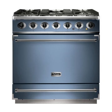 Falcon 900s China Blue Single Cavity Dual Fuel Range Cooker