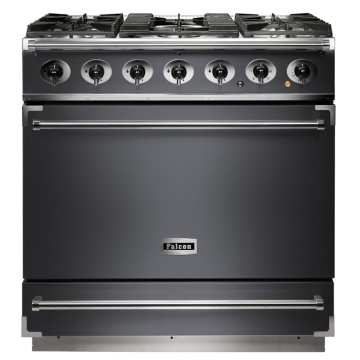 Falcon 900s Slate Single Cavity Dual Fuel Range Cooker
