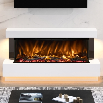 Elgin & Hall Evento 64" Arteon 1250-3SL Electric Fireplace Suite