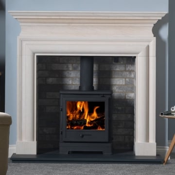 Gallery Baltersley 57" Portuguese Limestone Fire Surround