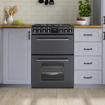 Belling Farmhouse 60DF Dual Fuel Cooker, Anthracite