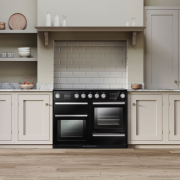 Rangemaster Nexus Steam 110cm Induction Range Cooker, Black