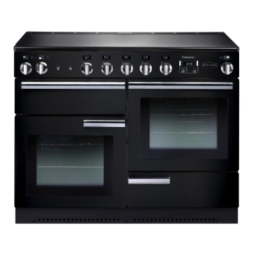 Rangemaster Professional Plus 110cm Induction Range Cooker, Black
