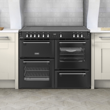 Stoves Richmond Deluxe 110EI Induction Range Cooker, Black