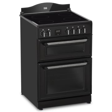 Creda C60CMRBL 60cm Traditional Ceramic Cooker, Black Creda C60CMRBL 60cm Traditional Ceramic Cooker, Black