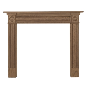 Carron Derry Wooden Fireplace Surround, Unwaxed Oak Carron Derry Wooden Fireplace Surround, Unwaxed Oak