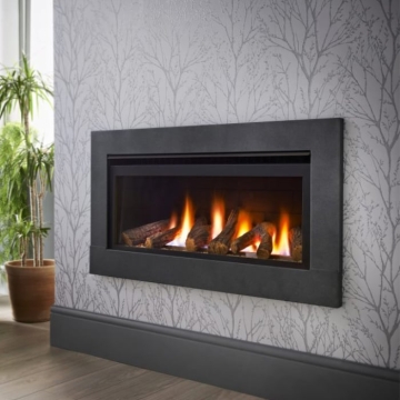 (Returned) Crystal Fires Boston Wide High Efficiency Hole in the Wall Gas Fire