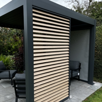Celtic Leisure Saturn 1m Fixed Louvre Side Panel