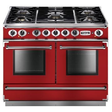 Falcon 1092 Continental Cherry Red Dual Fuel Range Cooker Falcon 1092 Continental Cherry Red Dual Fuel Range Cooker