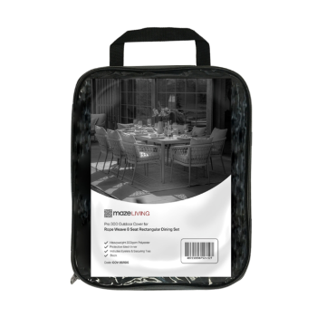 Maze 8 Seat Rectangular Dining Set Outdoor Cover