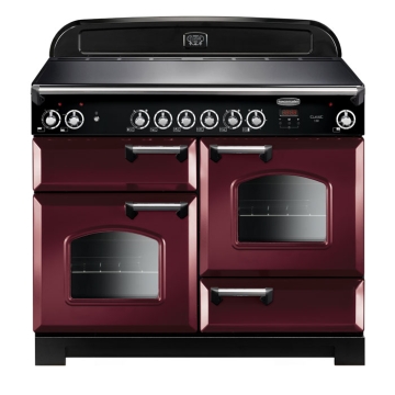 Rangemaster Classic 110cm Induction Range Cooker, Cranberry