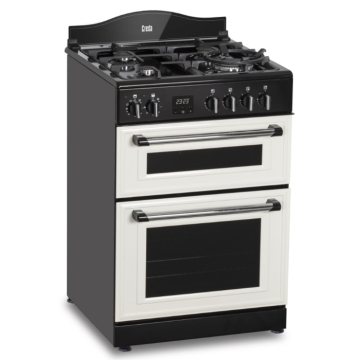 Creda 60cm Traditional Dual Fuel Cooker, Cream
