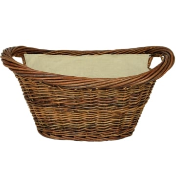 De Vielle Oval Basket with Jute liner 