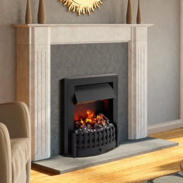 Dimplex Danville Opti-Myst Electric Fire, Black Dimplex Danville Opti-Myst Electric Fire, Black