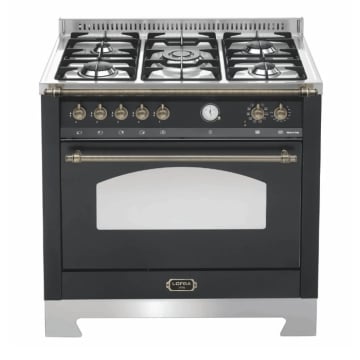 Lofra Dolcevita 90cm Dual Fuel Single-Oven Cooker, Bronze Trim