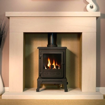 Gallery Durrington 48" Limestone Inglenook Fireplace Suite