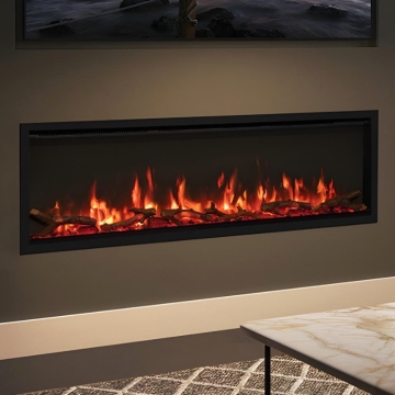 FireFX Atmos 135R Inset Electric Fireplace, Close Up